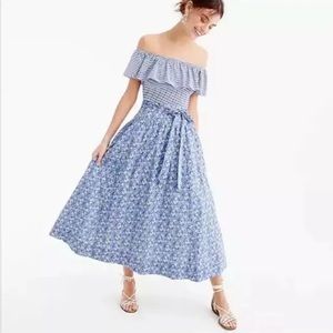 J Crew Liberty of London Fabric full skirt size 6